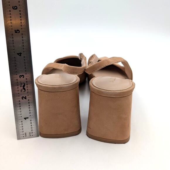 Aldo Uliana Slingback Pointed Toe Heel Pump Women's Brown Size US8 EU38.5 - Picture 4 of 13